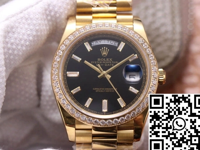 Day-Date EW Gold Dial Rolex M228348RBR-0001 Yellow Black Factory 0114
